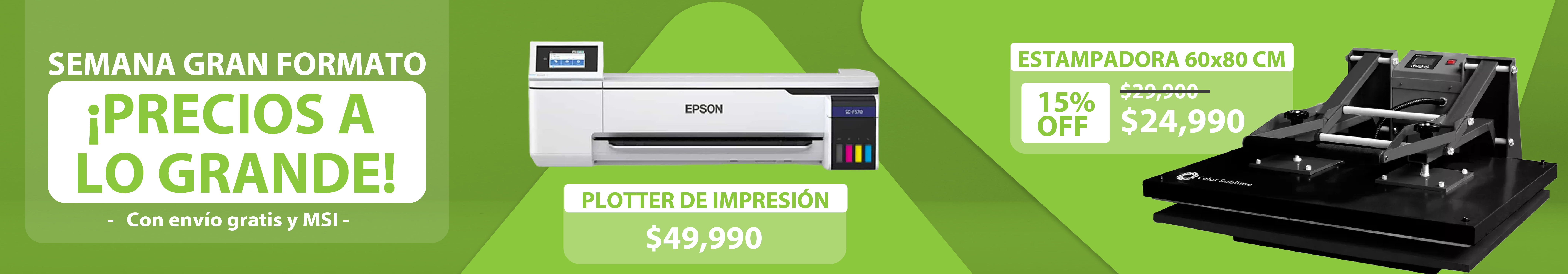 Máquinas de gran formato